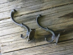 Old iron hanger pair of hangers