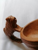 Puli drinking vessel is a special shepherd carving wood carving ethnographic object