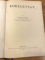Dr. József Sós: pathophysiology - antique medical textbook