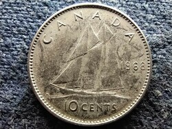 Canada ii. Elizabeth 10 cents 1968 (id80617)