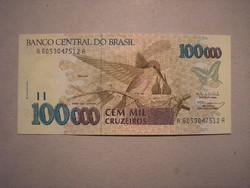 Brazília-100 000 Cruzeiros 1992 UNC