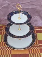 Zsolnay pompadour pattern tray
