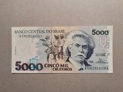 Brazil-5000 cruzeiros 1992 unc