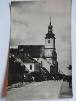 Old postcard: somorja (samorin), 1958