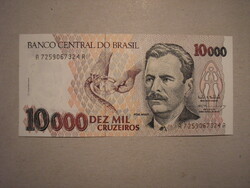 Brazil-10,000 cruzeiros 1991 unc