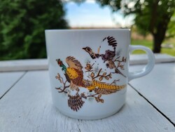 Alföld porcelain_a very rare, pheasant factory mug