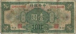 1 Dollar 1928 China 1.