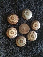 7 special fire enamel buttons