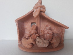 Ceramic nativity scene