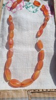 Amber-like necklace