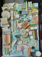 115 db-ból álló régi gyógyszer gyűjtemény kizárólag gyűjteményes célra