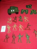 Retro stationery bazaar plastic toy soldier soldiers package in one according to pictures 8