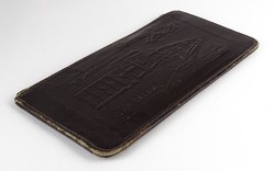 1O807 miat - Ulaanbaatar Mongolian traffic relic leather case