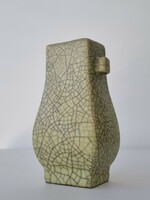 Antique celadon glazed Chinese porcelain vase