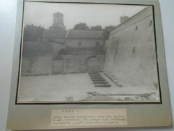 D198450 GYŐR  - A győri vár - régi nagyméretű fotó 1940-50's évek kartonra kasírozva