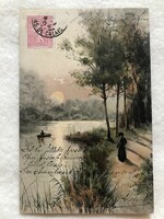 Antik hosszúcímzéses képeslap - 1904                 -7.