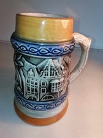13*5 cm German ceramic beer mug