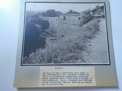 D198452 EGER  -Az egri vár - régi nagyméretű fotó 1950's évek kartonra kasírozva