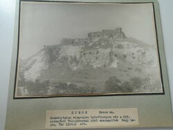 D198440 sirok - sirok castle - fierce etc. - Old large-sized photo from the 1940s-50s mounted on cardboard