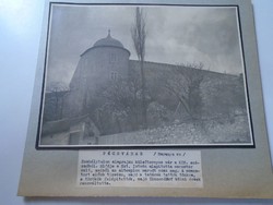 D198458 Pécsvárad- Pécsvárad castle baranya etc. Old large-scale photo from the 1950s mounted on cardboard