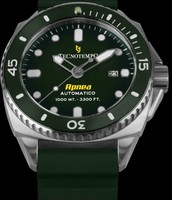 Tecnotempo professional diver apnea-1000 m wr-038/100 automatic watch