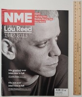 NME magazin 13/11/9 Lou Reed Muse Wu-Tang Mac DeMarco Warpaint Gary Numan MGMT Franz Ferdinand