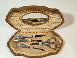 Beautiful! Antique silver manicure set in original box