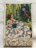 Antique, old postcard -7.