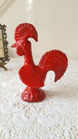 Bitossi, red ceramic rooster