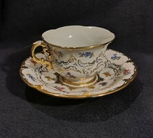 Antique porcelain, Meissen, mocha cup with bottom.