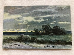 Antique postcard with long address - 1902 -7.