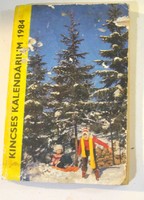 KINCSES KALENDÁRIUM 1984 régi antik retro vintage-MOST HIRDETEM,ÜSSE LE,MOST VÁSÁROLJA MEG
