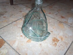 Rare old ship shape glass for sale