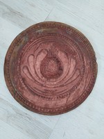 Hajdúszoboszló - spa / red copper decor plaque