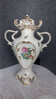 Beautiful retro Herend porcelain vase, flawless, marked, original, height: 26 cm.