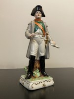 Napoleon porcelán szobor