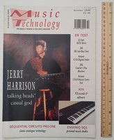 Music technology magazine 90/10 jerry harrison (talking heads) jeff rona