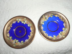 2 pcs handmade enamel painted antique glass bowls-- the price applies to 2 pcs (2000 / pc)