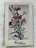 Antique, old colored postcard - post clean -7.