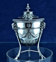 Dreamy, antique silver sugar bowl, London, 1895!!!