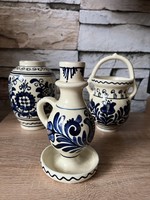 Korond ornaments, vase, candle holder, basket, folk ceramics