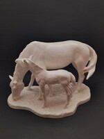 Goebel porcelain horses, large, 27.5 cm (jh)