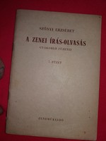 Szőnyi Erzsébet: A zenei írás-olvasás gyakorló füzetei 7. füzet tankönyv UTOLJÁRA HIRDETEM !!