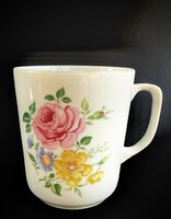 Zsolnay antique rose mug