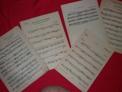 According to the pictures, I am advertising old sheet music for violin for the last time!!