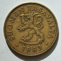 1963. Finland 50 pence, (174)