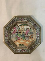Chinese porcelain decorative plate with gold painting - 02310