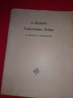 O.Rieding: D-major concerto for violin and piano, a textbook in Polish for the last time !!