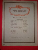 Fritz kreissler klassische manuscripten classical manuscripts for violin textbook I am advertising for the last time !!