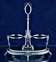 Amazing, antique silver drink holder, French, ca. 1840!!!